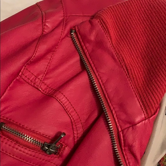 Pink Leather Jacket - Picture 5 of 6